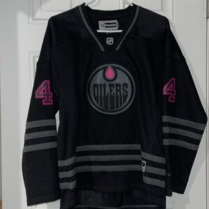 Reebook Oilers HALL jersey